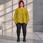 Funky Diva · Shirt · ZebraDiva · T200 · BlackYellow
