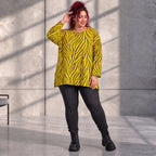 Funky Diva · Shirt · ZebraDiva · T200 · BlackYellow
