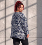 Funky Diva · Shirt · ZebraDiva · T200 · NavyWhite
