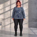 Funky Diva · Shirt · ZebraDiva · T555 · GeeyBlue