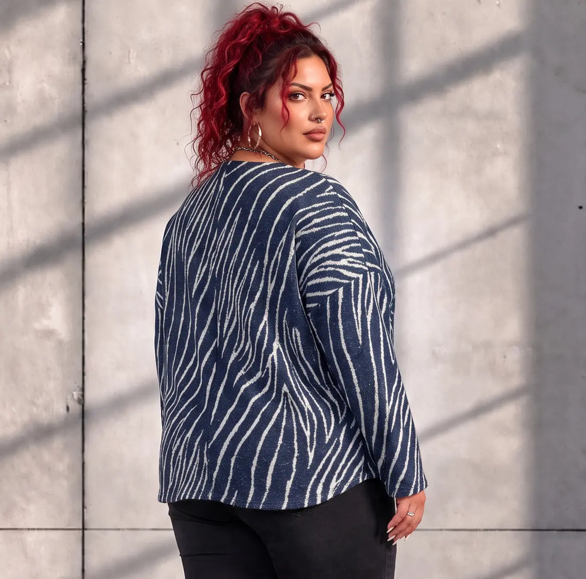 Funky Diva · Shirt · ZebraDiva · T555 · GeeyBlue