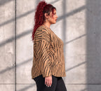 Funky Diva · Shirt · ZebraDiva · T555 · CocoBrown