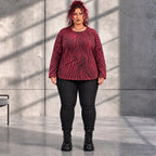 Funky Diva · Shirt · ZebraDiva · T555 · WineBlack