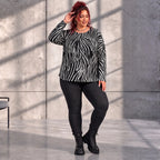 Funky Diva · Shirt · ZebraDiva · T555 · BlackWhite