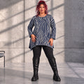 Funky Diva · Shirt · ZebraDiva · T545 · GeeyBlue