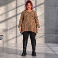 Funky Diva · Shirt · ZebraDiva · T545 · CocoBrown