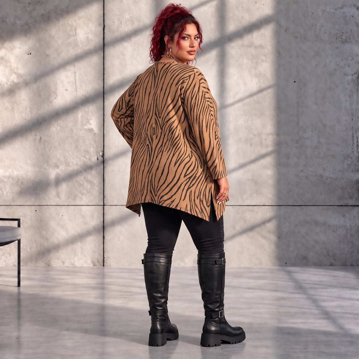Funky Diva · Shirt · ZebraDiva · T545 · CocoBrown