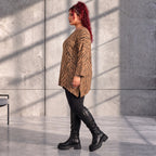 Funky Diva · Shirt · ZebraDiva · T545 · CocoBrown