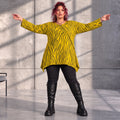 Funky Diva · Shirt · ZebraDiva · T545 · BlackYellow