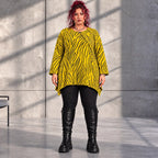 Funky Diva · Shirt · ZebraDiva · T545 · BlackYellow