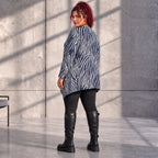 Funky Diva · Shirt · ZebraDiva · T545 · NavyWhite