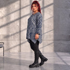 Funky Diva · Shirt · ZebraDiva · T545 · NavyWhite