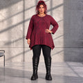 Funky Diva · Shirt · ZebraDiva · T545 · WineBlack
