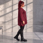 Funky Diva · Shirt · ZebraDiva · T545 · WineBlack
