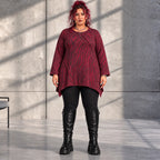 Funky Diva · Shirt · ZebraDiva · T545 · WineBlack