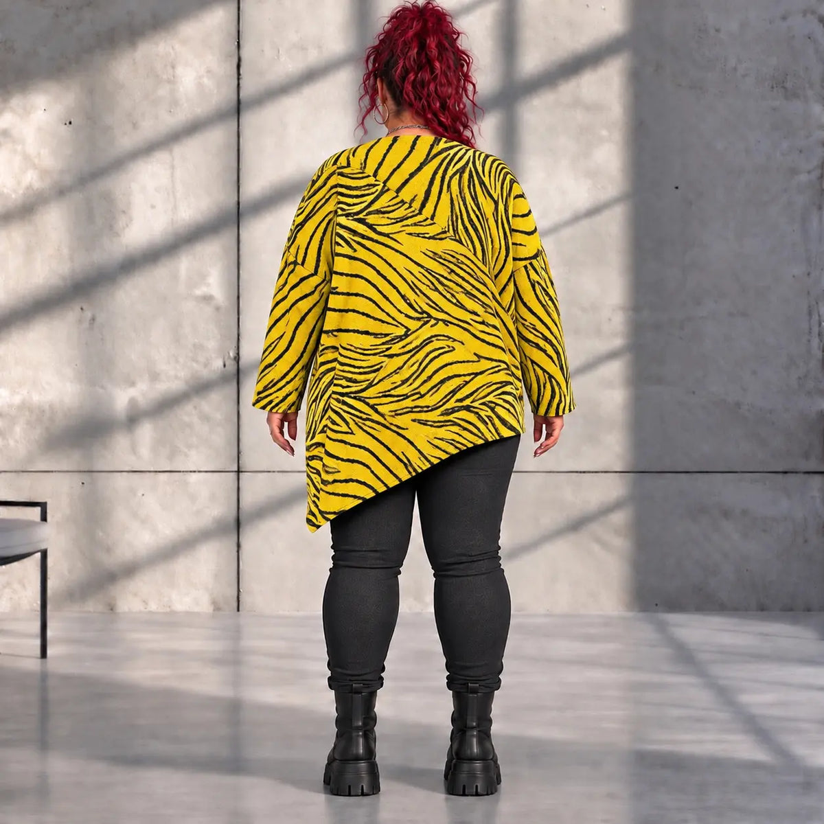 Funky Diva · Shirt · ZebraDiva · T999 · BlackYellow