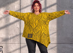 Funky Diva · Shirt · ZebraDiva · T999 · BlackYellow
