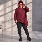 Funky Diva · Shirt · ZebraDiva · T999 · WineBlack
