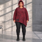 Funky Diva · Shirt · ZebraDiva · T999 · WineBlack