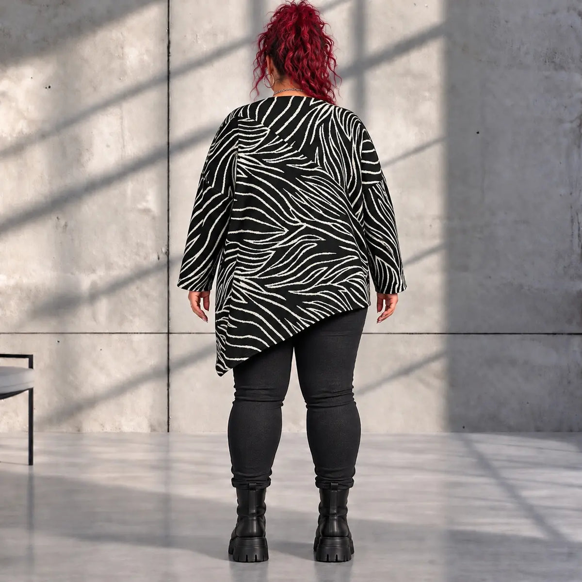 Funky Diva · Shirt · ZebraDiva · T999 · BlackWhite