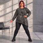 Funky Diva · Shirt · ZebraDiva · T999 · BlackWhite