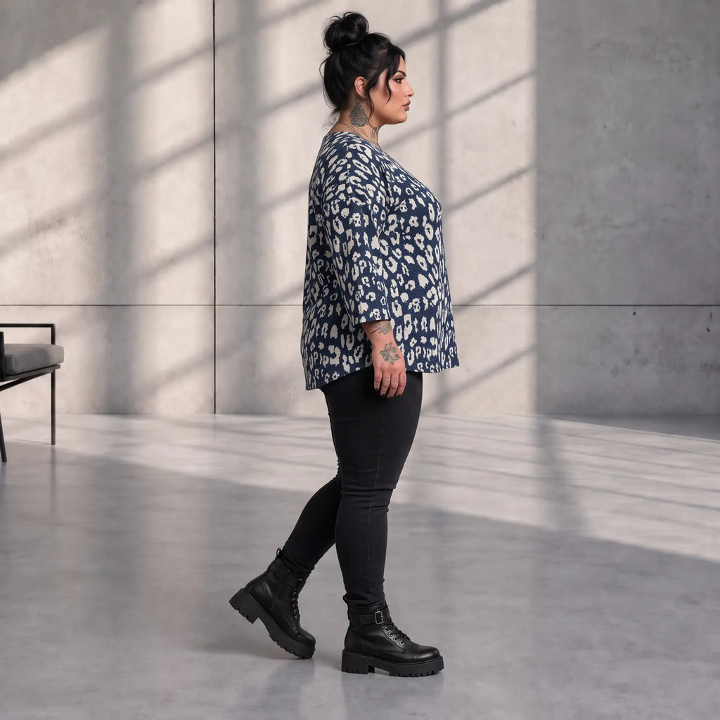 Funky Diva · Shirt · CoolDiva · C442 · GreyBlue