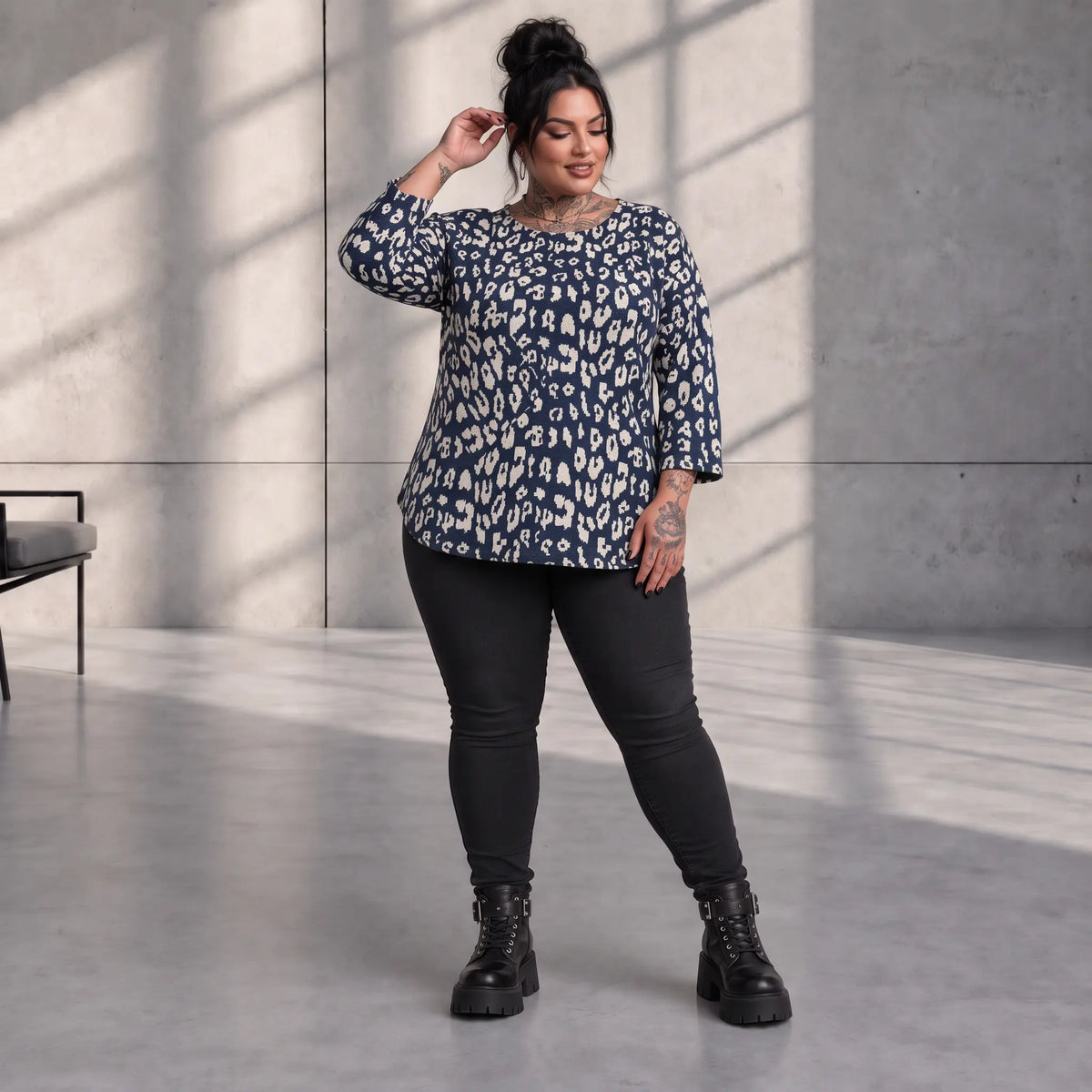 Funky Diva · Shirt · CoolDiva · C442 · GreyBlue