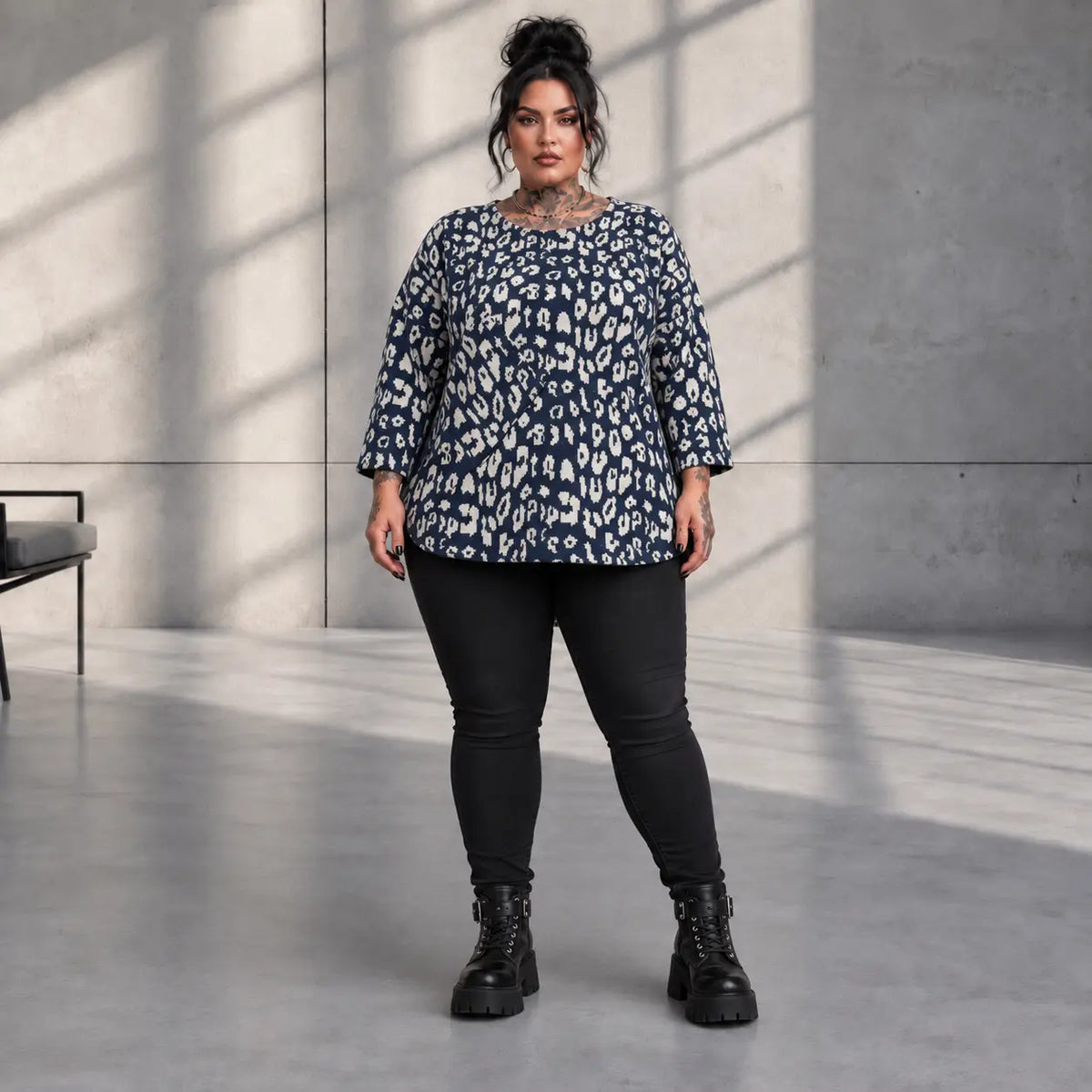 Funky Diva · Shirt · CoolDiva · C442 · GreyBlue