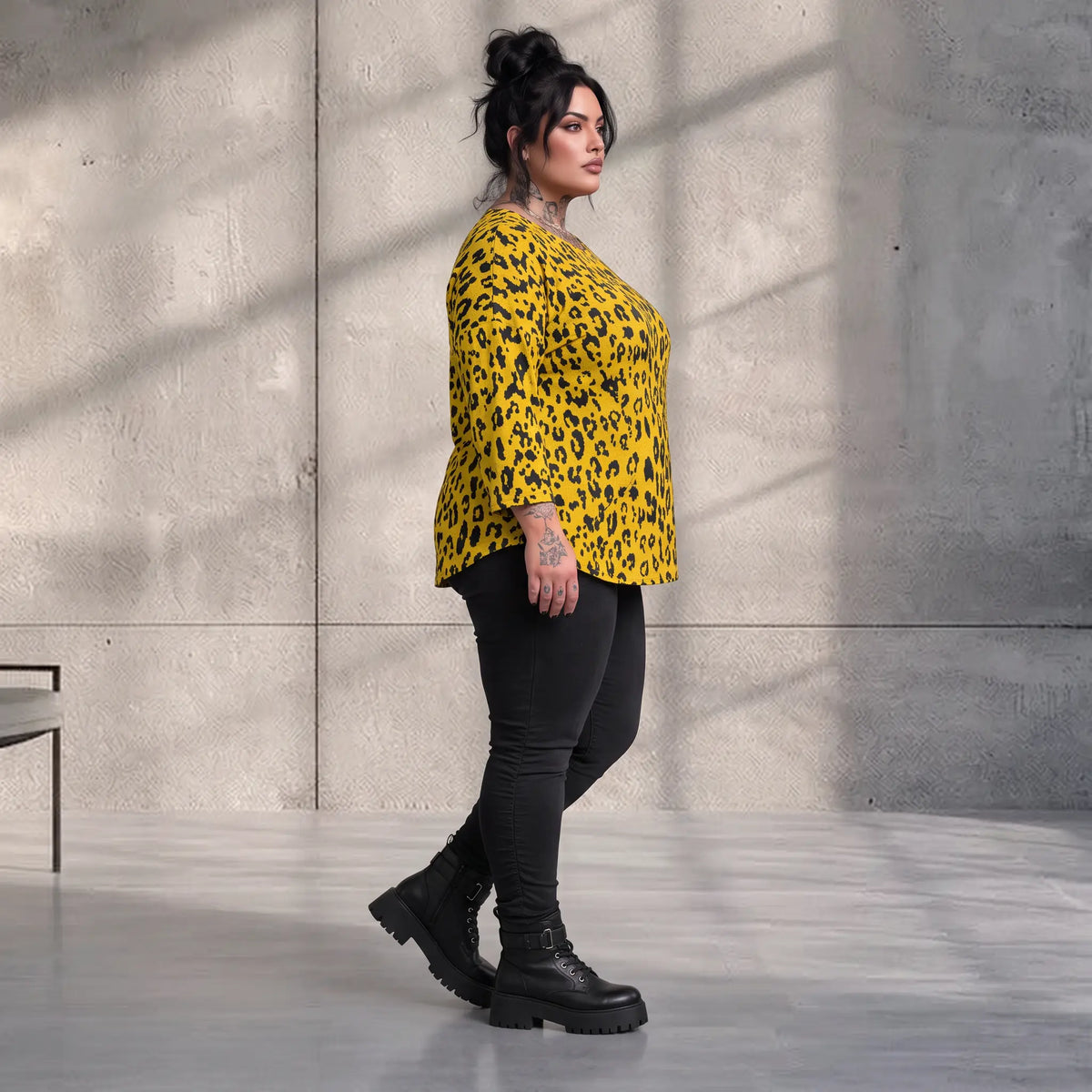 Funky Diva · Shirt · CoolDiva · C442 · YellowBlack