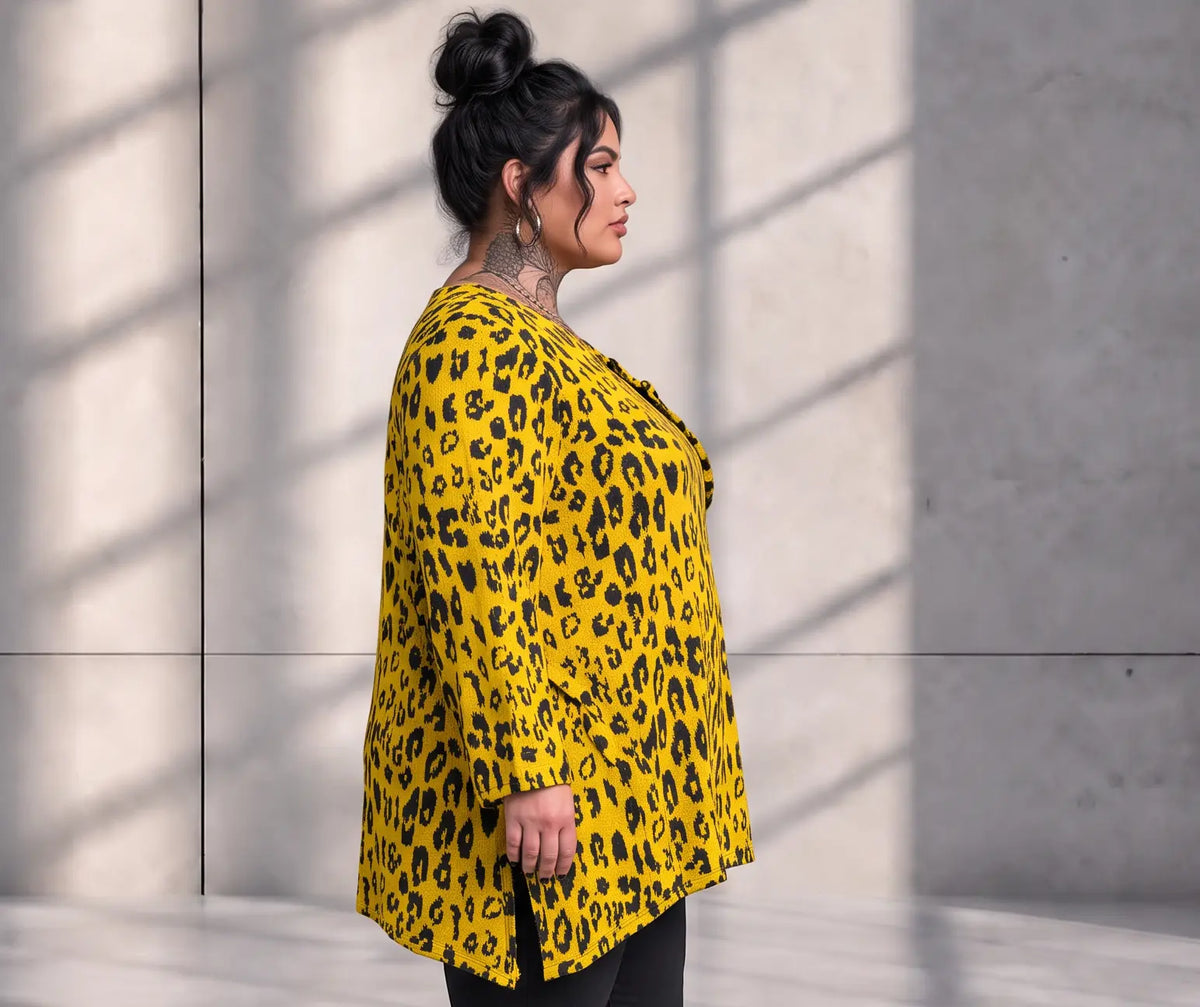 Funky Diva · Shirt · CoolDiva · C228 · YellowBlack