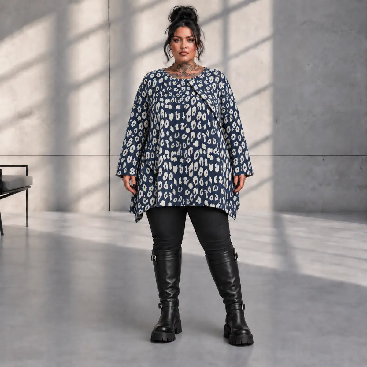 Funky Diva · Shirt · CoolDiva · C228 · GreyBlue