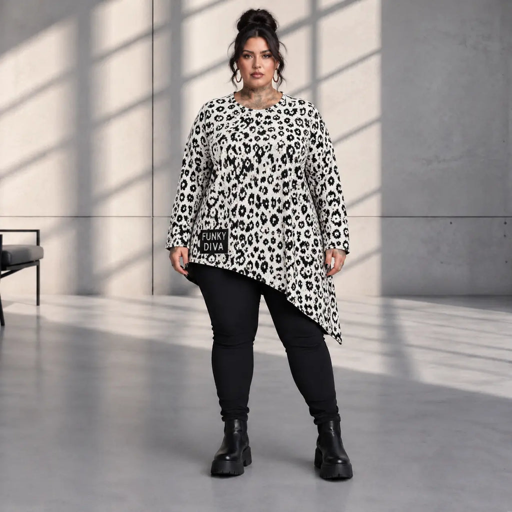 Funky Diva · Shirt · CoolDiva · C456 · WhiteBlack