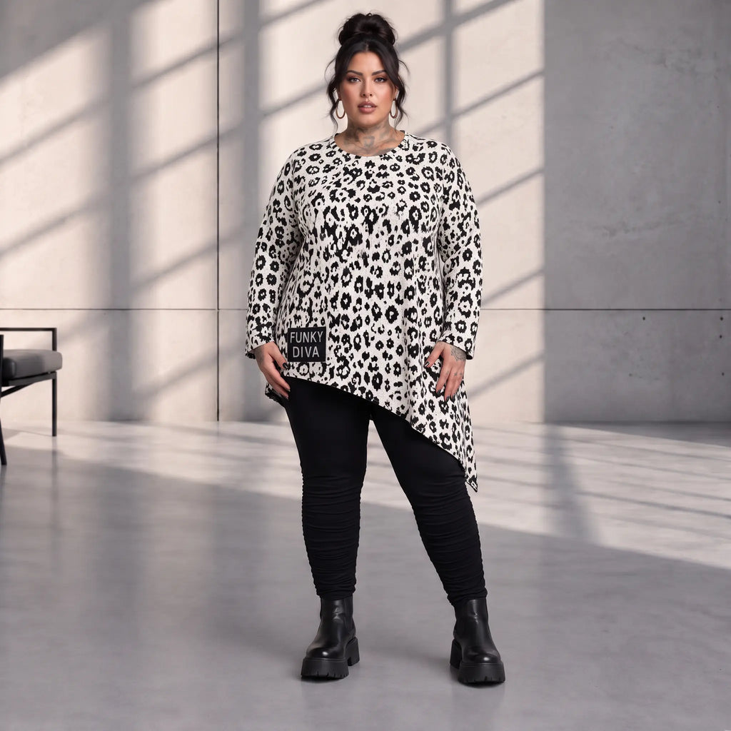 Funky Diva · Shirt · CoolDiva · C456 · WhiteBlack