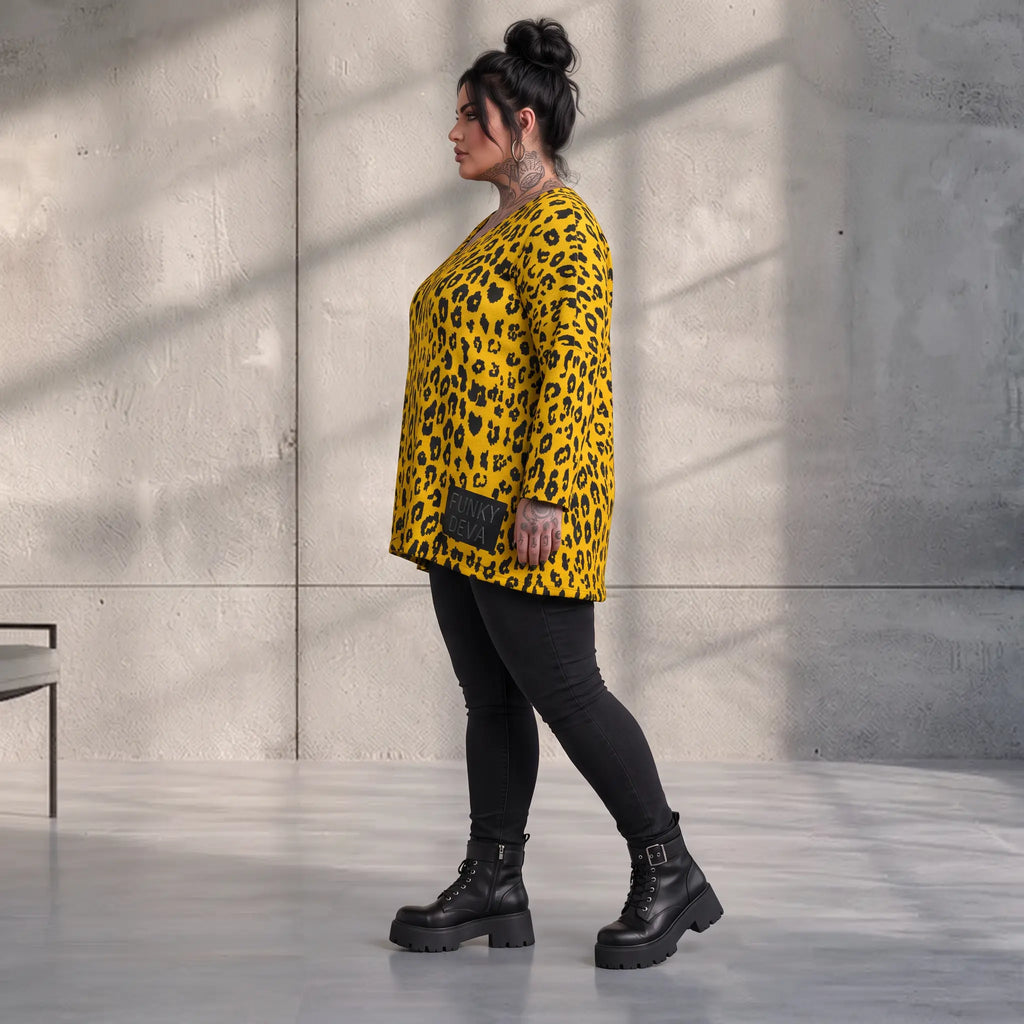 Funky Diva · Shirt · CoolDiva · C267 · YellowBlack