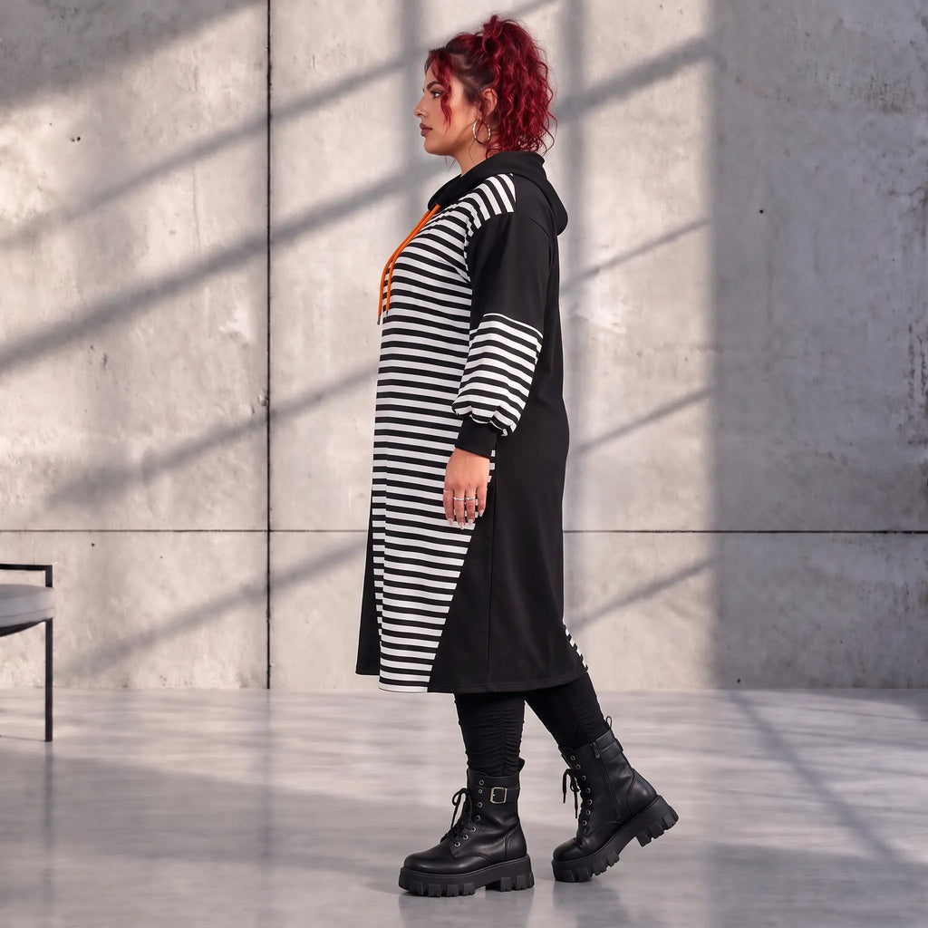 Funky Diva · Kleid · StripeDiva · KD573 · OrangeStripe
