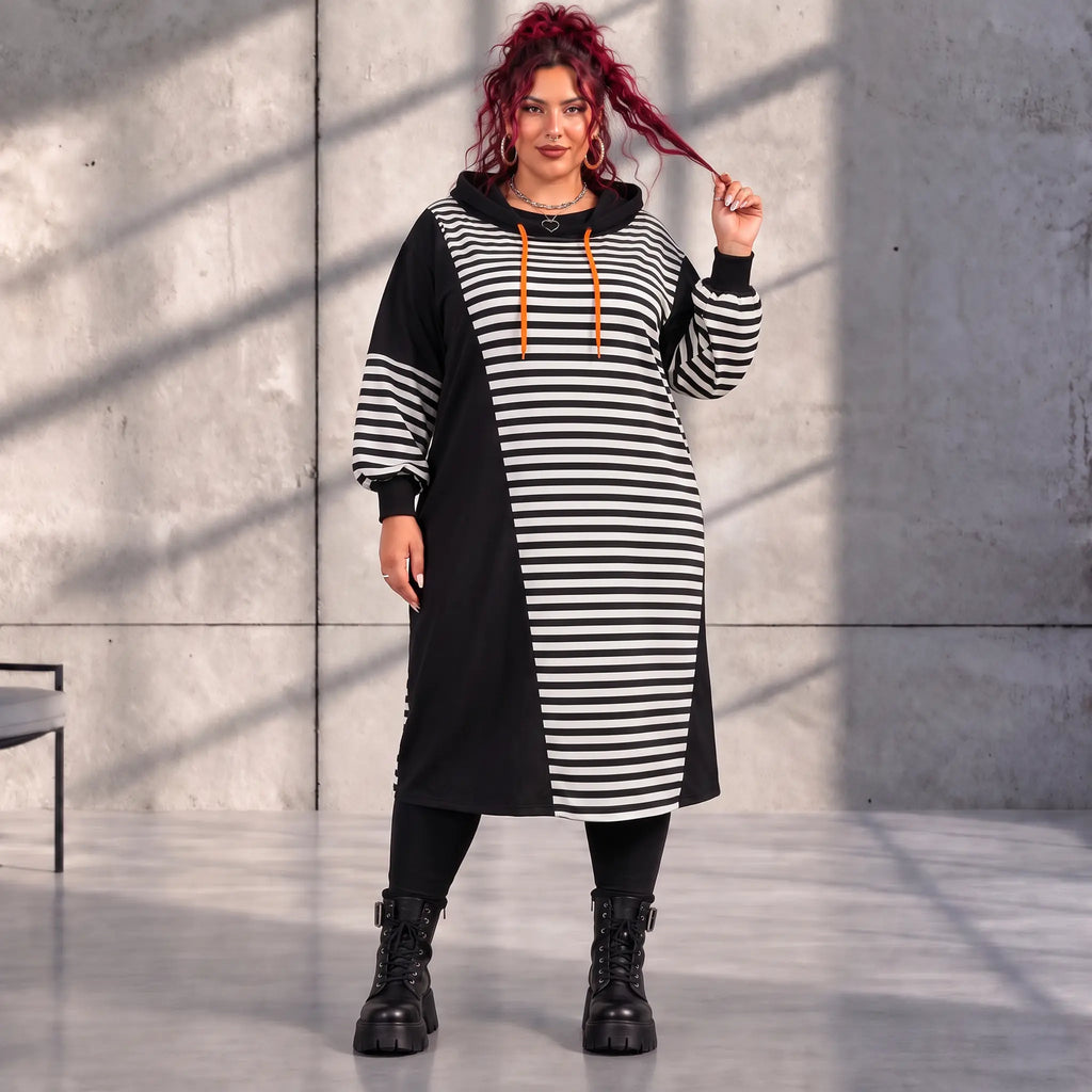 Funky Diva · Kleid · StripeDiva · KD573 · OrangeStripe
