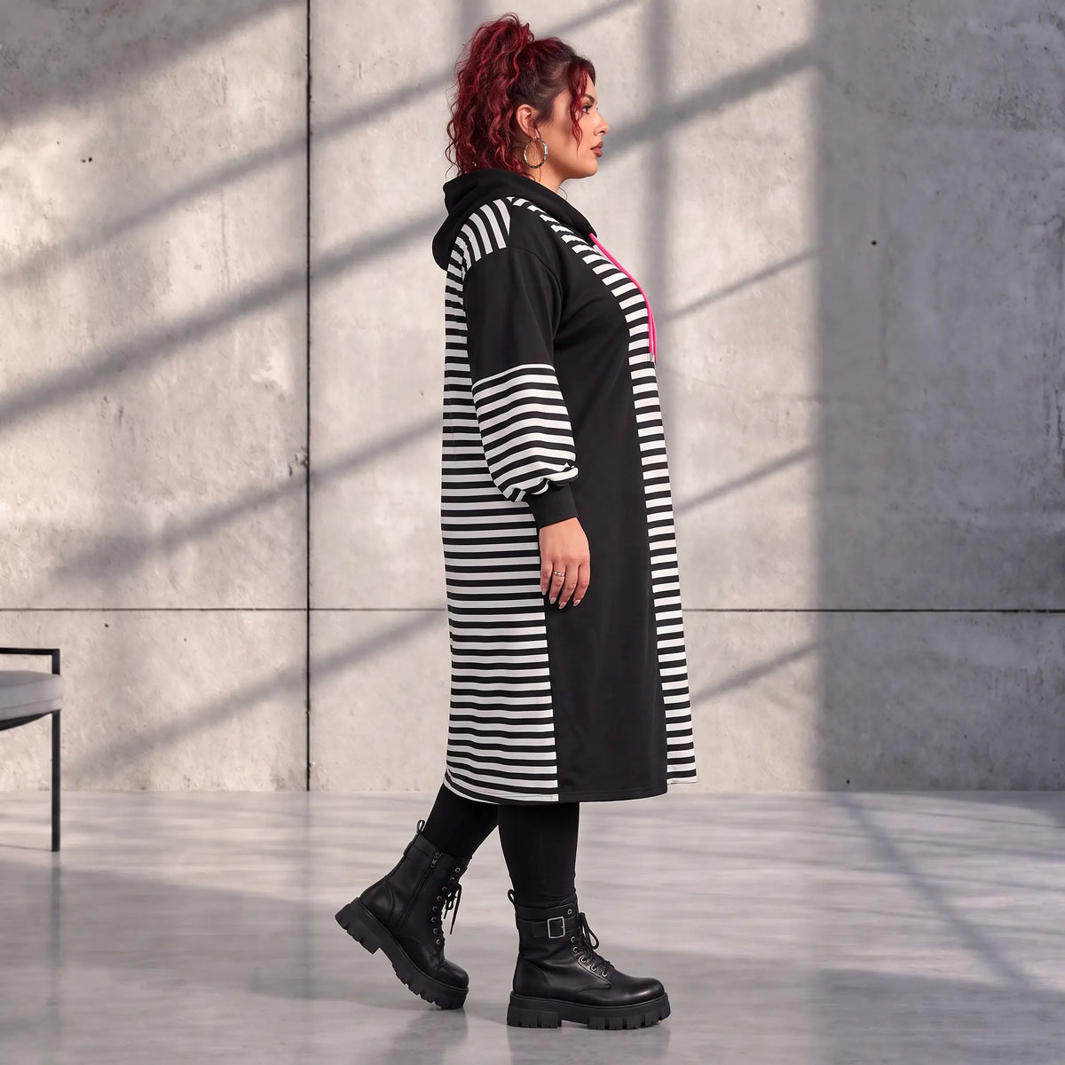 Funky Diva · Kleid · StripeDiva · KD573 · FuchsiaStripe