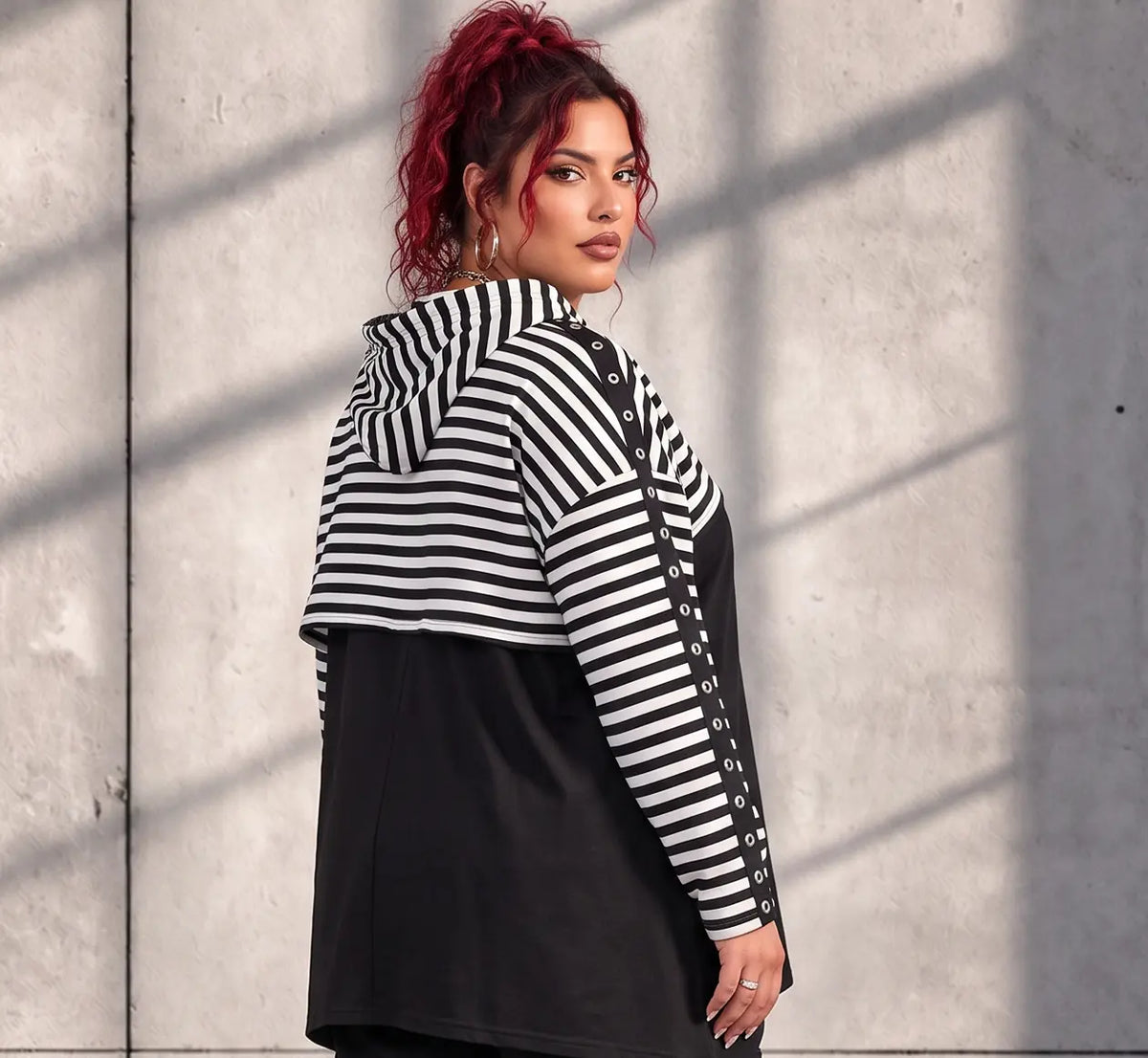 Funky Diva · Überwurf · StripeDiva · KD578 · FuchsiaStripe