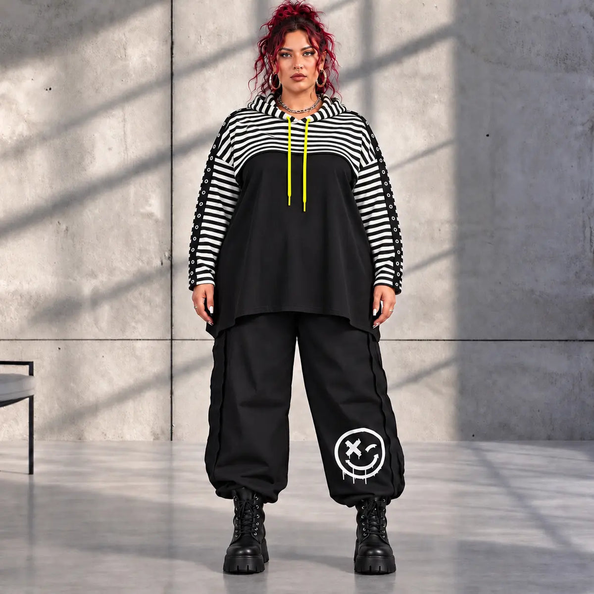 Funky Diva · Überwurf · StripeDiva · KD578 · YellowStripe