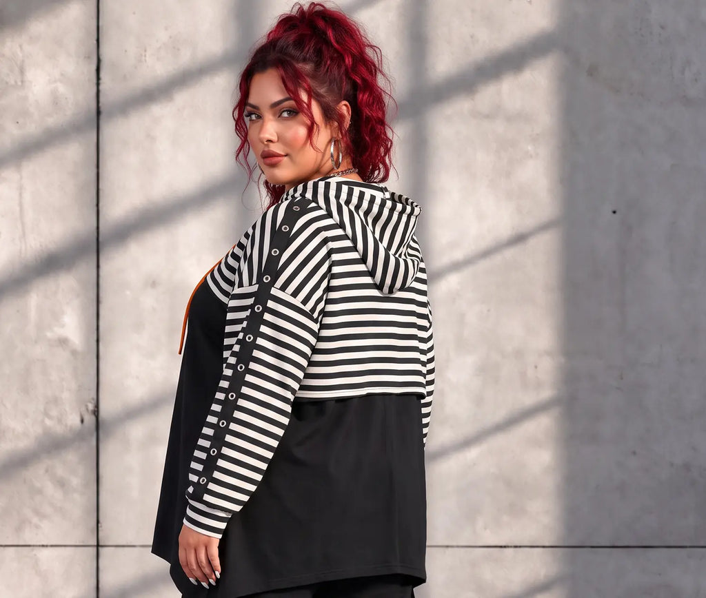 Funky Diva · Überwurf · StripeDiva · KD578 · OrangeStripe