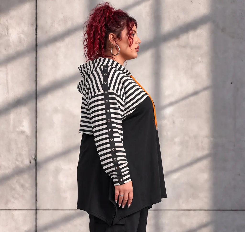 Funky Diva · Überwurf · StripeDiva · KD578 · OrangeStripe