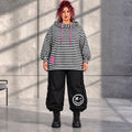 Funky Diva · Hoody · StripeDiva · KD569 · FuchsiaStripe