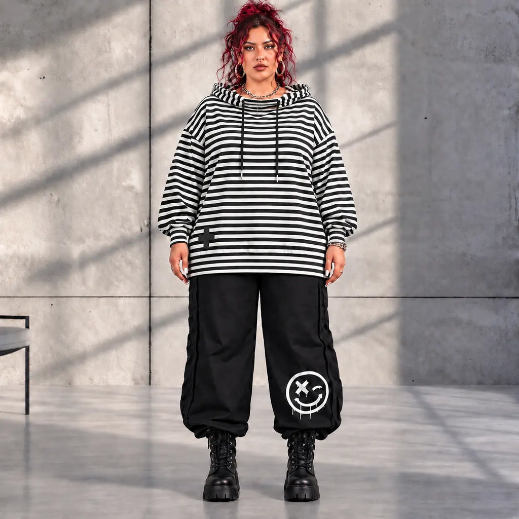 Funky Diva · Hoody · StripeDiva · KD569 · DuoBlack