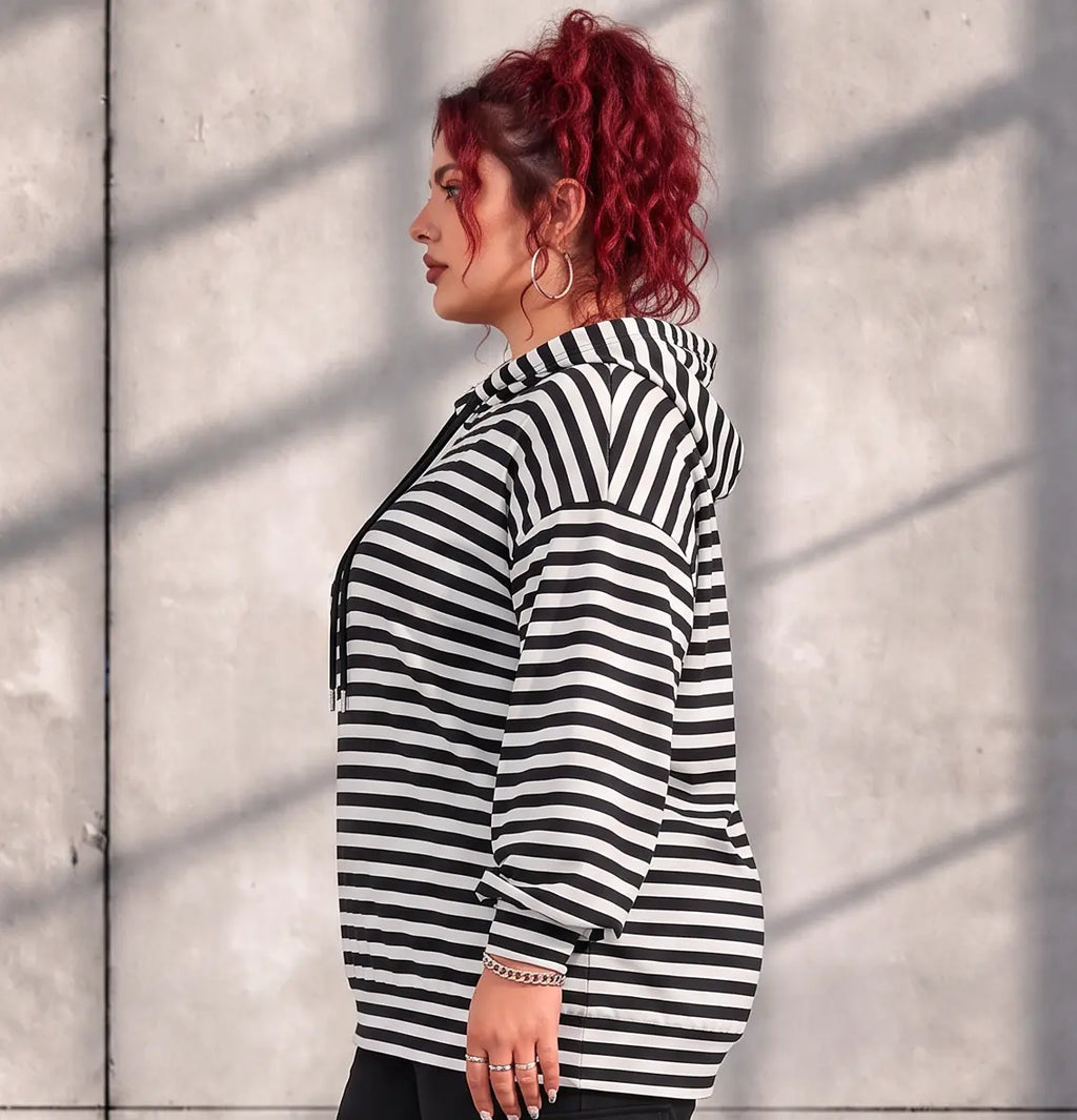 Funky Diva · Hoody · StripeDiva · KD569 · DuoBlack