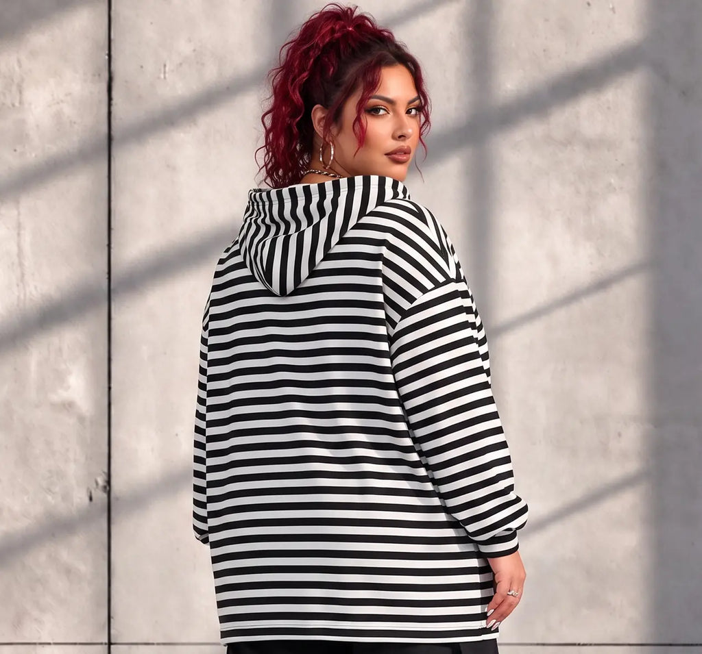 Funky Diva · Hoody · StripeDiva · KD545T · OrangeStripe