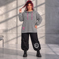 Funky Diva · Hoody · StripeDiva · KD545T · FuchsiaStripe