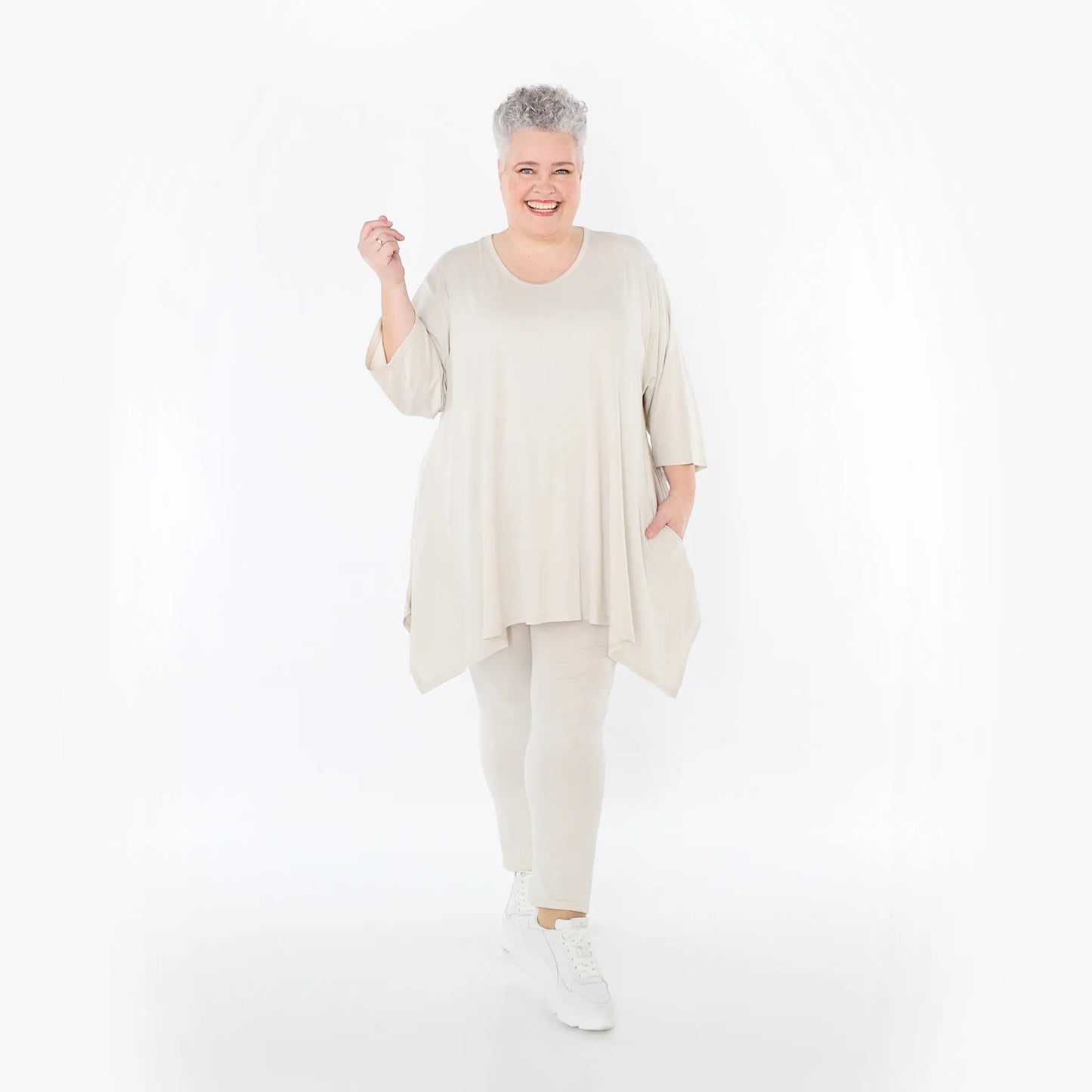 AKH Fashion 1019 Shirt, Beige