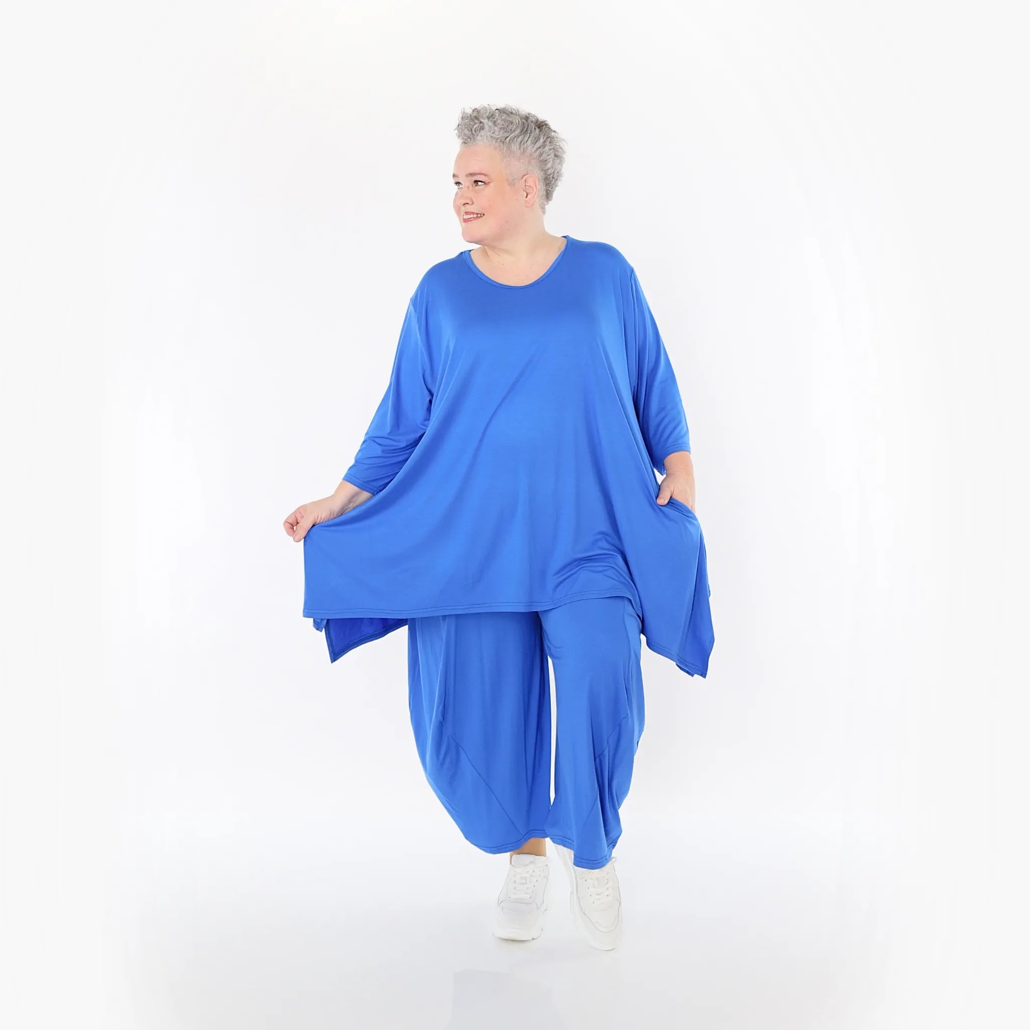 Chemise AKH Fashion 1019, bleu roi