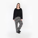 AKH Fashion 7183 Trousers, Black and White