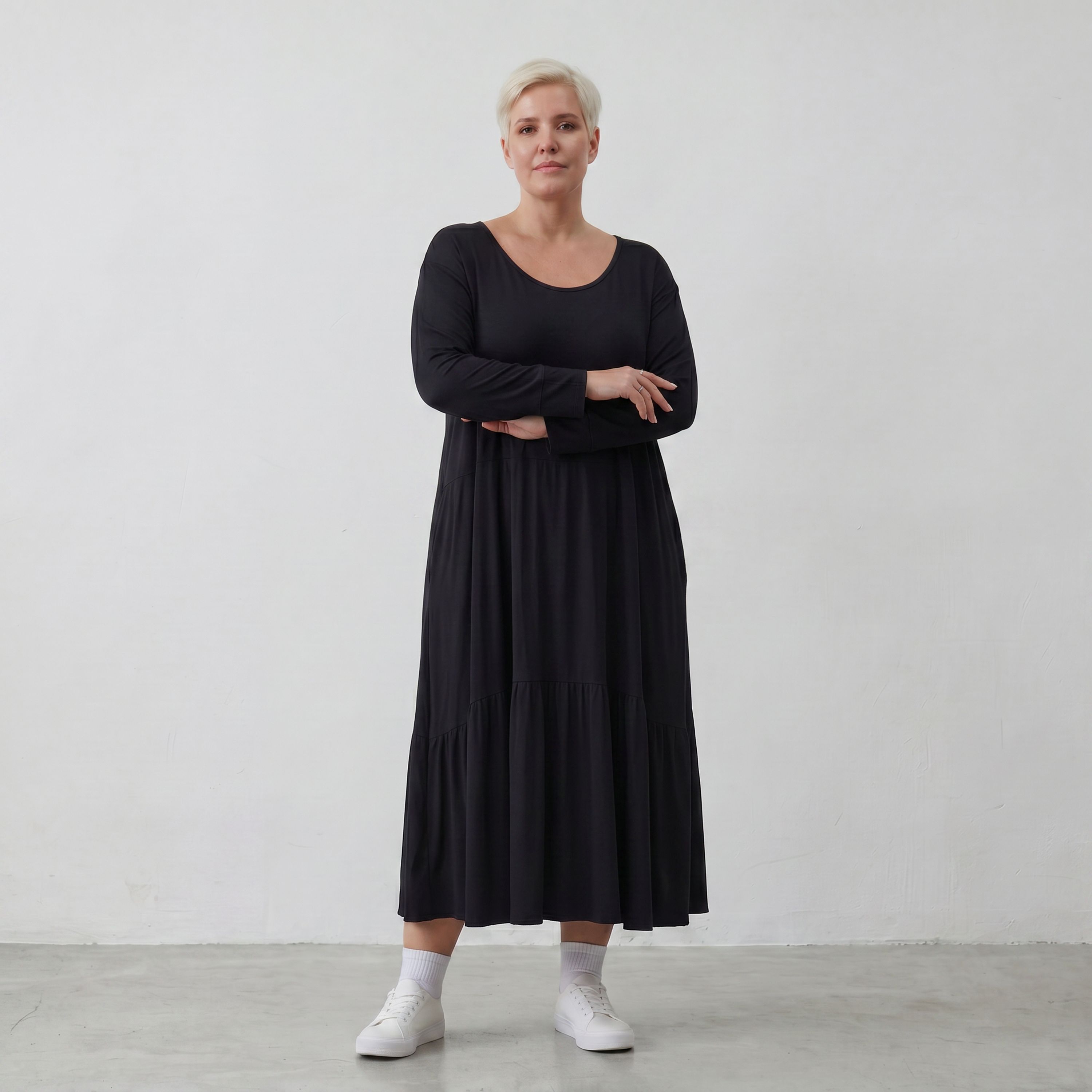 AKH Basics · Jurk · Skye · 6712 · Zwart
